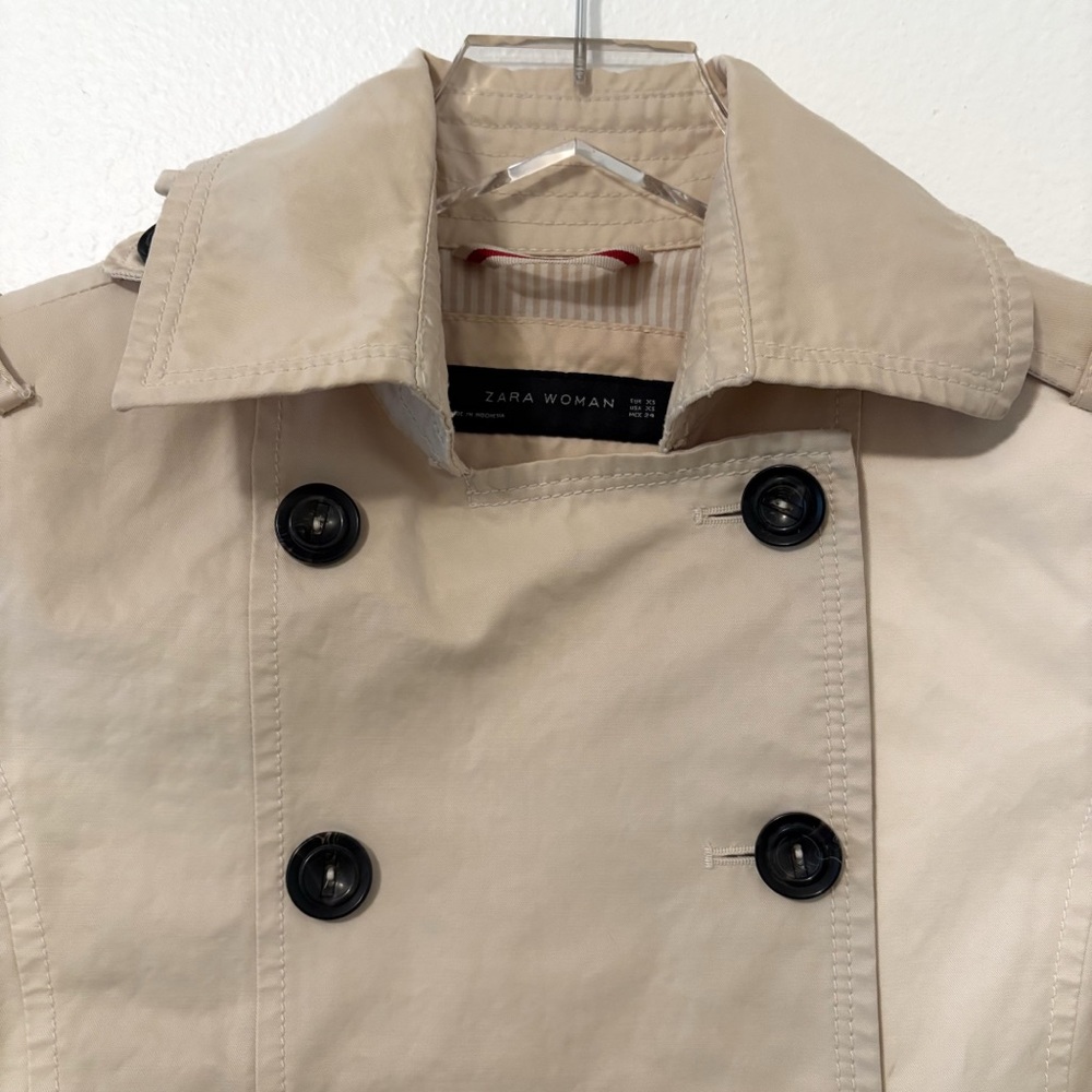 Zara Trench XS Coat - Picture 3 of 10